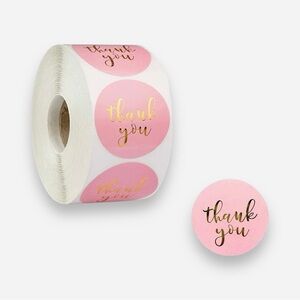 🌸New🌸 500pc Slogan Graphic Gift Stickers 1 Roll